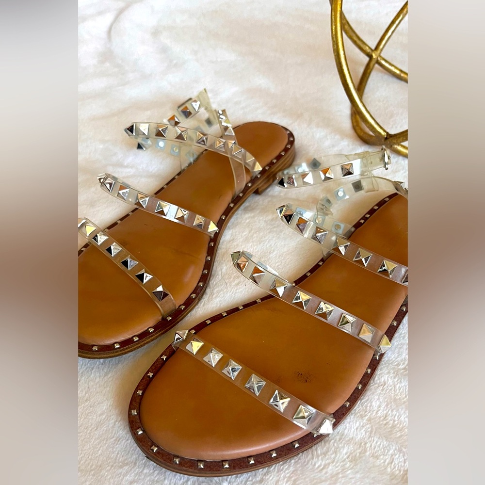 Jelly studded gladiator sandals
